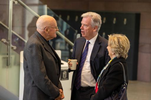 Two former Attorneys General Dermot Gleeson SC (left) with David Byrne SC